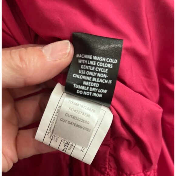 Torrid Shacket 2x 18 20 Pink Puffer Lightweight Packable Poly Fill Jacket Pocket - Picture 10 of 11
